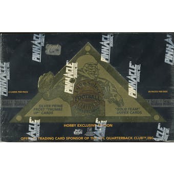 1996 Pinnacle Select Certified Football Hobby Box