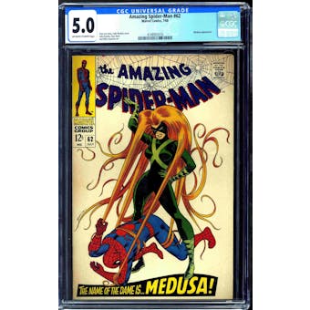 Amazing Spider-Man #62 CGC 5.0 (OW-W) *4148955016*