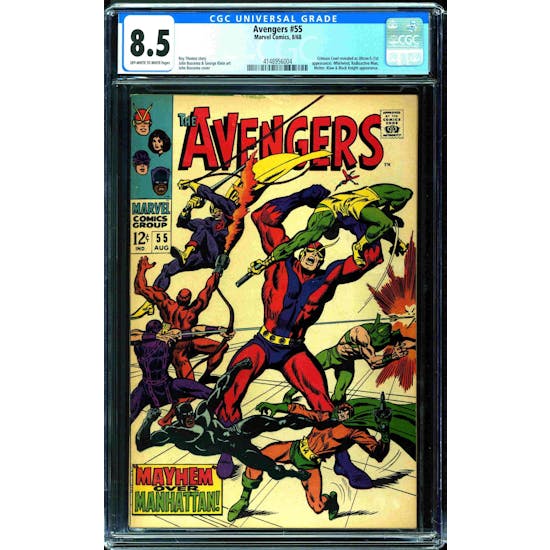 Avengers #55 CGC 8.5 (OW-W) *4148956004*