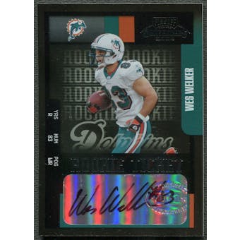 2004 Playoff Contenders #193 Wes Welker Rookie Auto