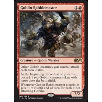 Magic the Gathering Magic 2015 Core Set Single Goblin Rabblemaster NEAR MINT (NM)