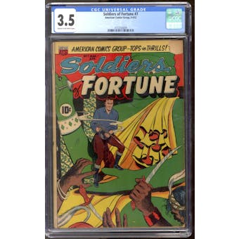 Soldiers of Fortune #7 CGC 3.5 (C-OW) *4153726009*