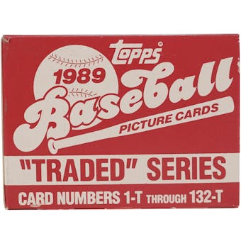 1989 Topps Traded & Rookies Baseball Factory Set