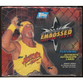 1999 Topps WCW Embossed Wrestling Box