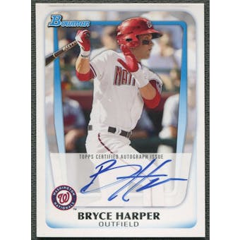 2011 Bowman Prospects #BP1 Bryce Harper Rookie Auto