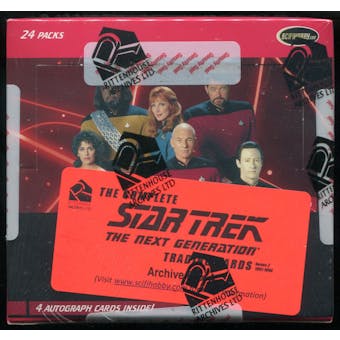 Star Trek The Next Generation Series 2 Trading Cards Archive Box (Rittenhouse 2012)
