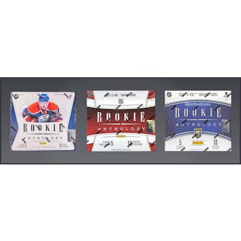 COMBO DEAL - Panini Rookie Anthology Hockey Hobby Boxes (2011-12, 2012-13, 2013-14)