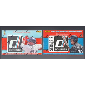 COMBO DEAL - 2014 Panini Donruss Baseball Hobby Boxes (Series 1 & Series 2)