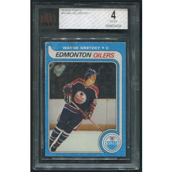 1979/80 Topps Hockey #18 Wayne Gretzky Rookie BVG 4 (VG-EX) *4335