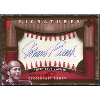 2005 Sweet Spot Classic #BE Johnny Bench Signatures Auto