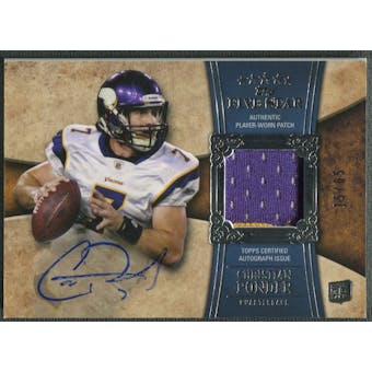 2011 Topps Five Star #153 Christian Ponder Rookie Jersey Auto #15/65