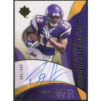 2009 Ultimate Collection #208 Percy Harvin Rookie Auto #005/399