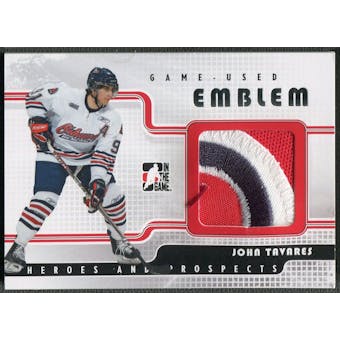 2008/09 ITG Heroes and Prospects #GUE26 John Tavares Emblems Patch #9/9