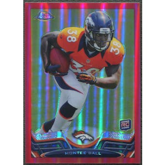 2013 Topps Chrome #11 Montee Ball Rookie Red Refractor #20/25