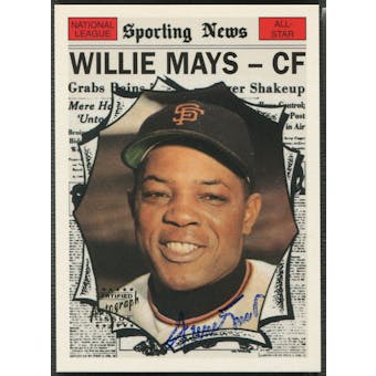 1997 Topps Mays #15 Willie Mays 1961 Topps AS Auto