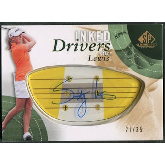 2014 SP Game Used #IDSL Stacy Lewis Inked Drivers Blonde Persimmon Auto #27/35