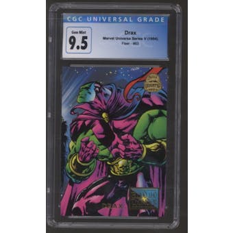 Drax #63 - Fleer Marvel Universe Series V (1994) CGC 9.5 (Gem Mint) *4175734077*