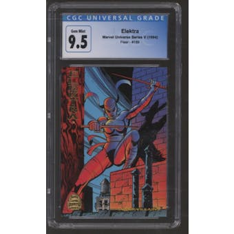 Elektra #189 - Fleer Marvel Universe Series V (1994) CGC 9.5 (Gem Mint) *4175734206*
