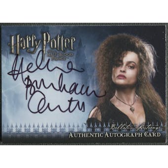 2009 Harry Potter and the Half-Blood Prince #5 Helena Bonham Carter as Bellatrix Lestrange Auto