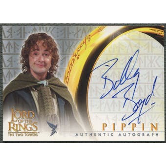 2002 Lord of the Rings The Two Towers #NNO Billy Boyd as Pippin Auto