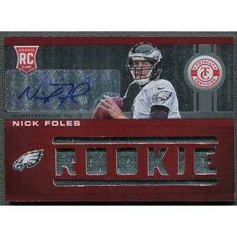 2012 Totally Certified #224 Nick Foles Rookie Jersey Auto #100/199