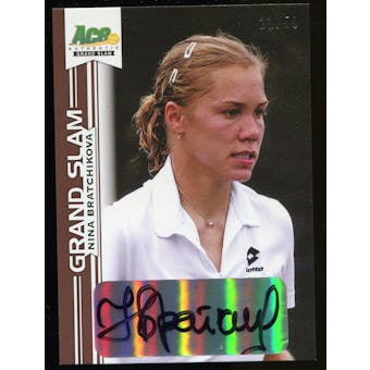 2013 Leaf Ace Authentic Grand Slam Brown #BANB1 Nina Bratchikova Autograph 21/50