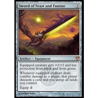 Magic the Gathering Modern Event Deck Single Sword of Feast and Famine - NEAR MINT (NM)