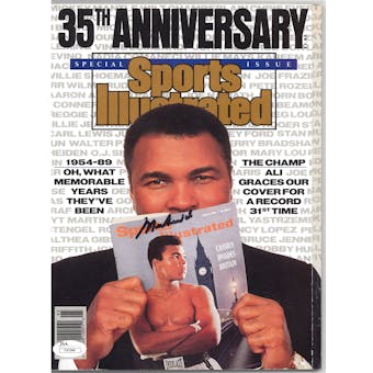 Muhammad Ali Autographed Sports Illustrated 35th Anniversary Magazine (JSA)