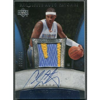 2005/06 Exquisite Collection #APCA Carmelo Anthony Patch Auto #039/100