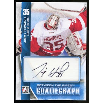 2013-14 In the Game Between the Pipes Autographs #AJH Jimmy Howard Autograph