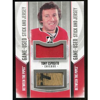 2013-14 In the Game Between the Pipes Stick and Jersey Silver #GUSJ10 Tony Esposito /9