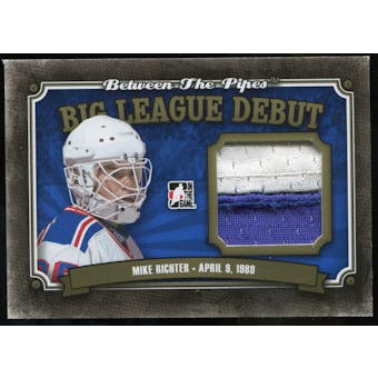 2013-14 In the Game Between the Pipes Big League Debut Jerseys Gold #BLD06 Mike Richter /10