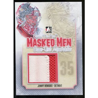 2013-14 In the Game Between the Pipes Masked Men 6 Memorabilia Silver #MMJJH Jimmy Howard /9
