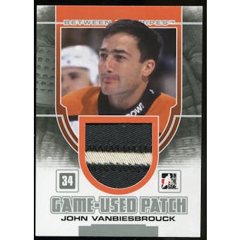 2013-14 In the Game Between the Pipes Jerseys Patch Silver #GUM43 John Vanbiesbrouck /19