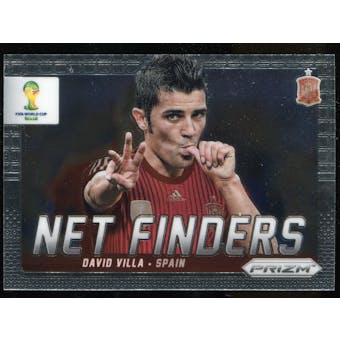 2014 Panini Prizm World Cup Net Finders #22 David Villa
