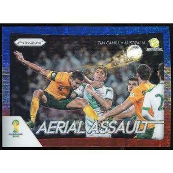 2014 Panini Prizm World Cup Aerial Assault Prizms Blue and Red Wave #3 Tim Cahill