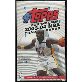 2003/04 Topps Basketball 36 Pack Retail Box
