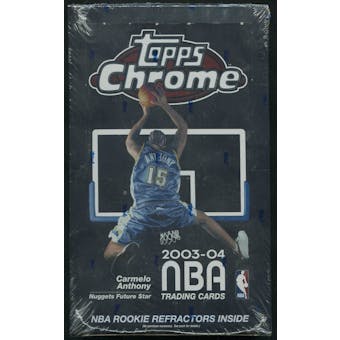 2003/04 Topps Chrome Basketball Retail Box