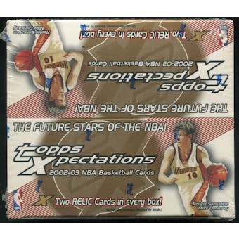 2002/03 Topps Xpectations Basketball Retail Box