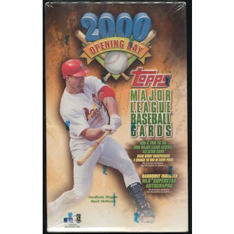 2000 Topps Opening Day Baseball Retail Box
