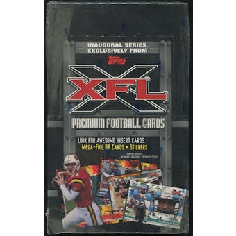 2001 Topps XFL Football Retail Box