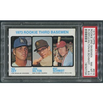 1973 Topps Baseball #615 Mike Schmidt Rookie PSA 8.5 (NM-MT+) *7736