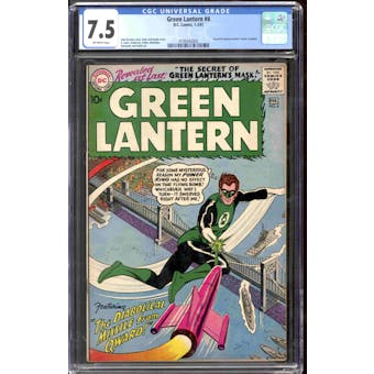 Green Lantern #4 CGC 7.5 (OW) *4195642003*