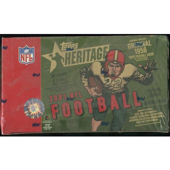 2001 Topps Heritage Football Retail Box