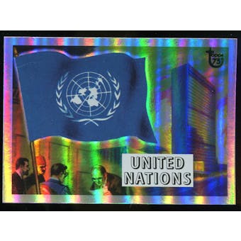 2013 Topps 75th Anniversary Rainbow Foil #8 Flags of the World