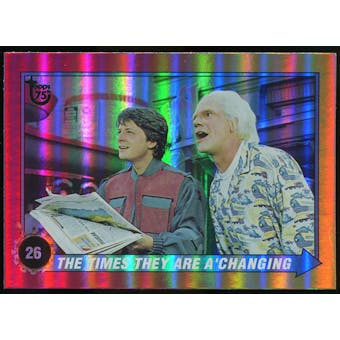 2013 Topps 75th Anniversary Rainbow Foil #90 Back to the Future II