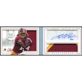 2012 Panini Playbook #201 Robert Griffin III RC Jersey Patch Autograph 30/149