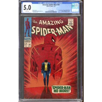 Amazing Spider-Man #50 CGC 5.0 (W) *4211979006*