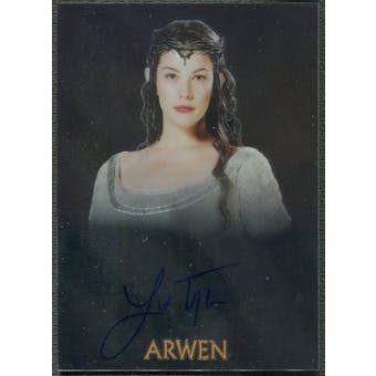 2004 Lord of the Rings Trilogy Chrome #NNO Liv Tyler as Arwen Auto