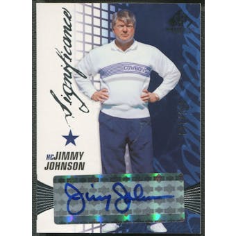 2004 SP Game Used Edition #JJ Jimmy Johnson SIGnificance Auto #007/100